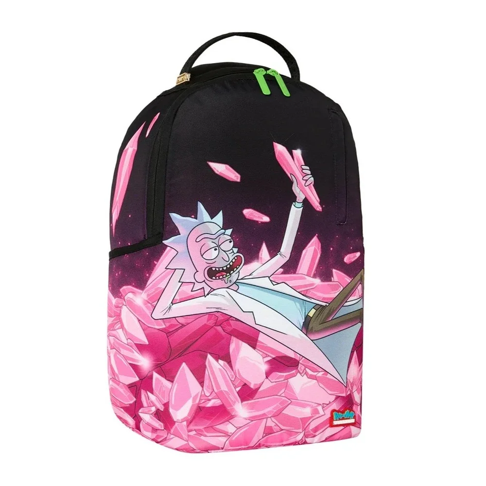 Sprayground Rick and Morty Kalaxian Crystal Shark Backpack Exclusive